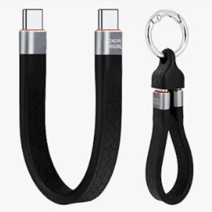 cable llavero c a c 240w 40g 8k data cable negro
