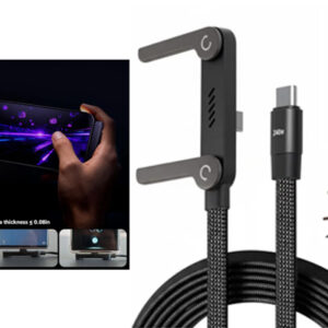 cable usb c 240w carga rápida con soporte plegable 1