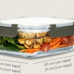 contenedor vidrio 1040ml x1 sin divison