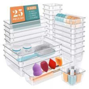 kit x 25 organizador cajones acrilico