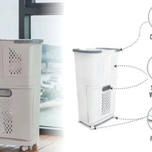 organizador de ropa con cesto removible