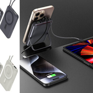 power bank magnetic t185 titanium y ceniza
