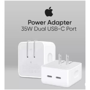 CARGADOR TIPO APPLE 35W DOBLE PUERTO TYPE C