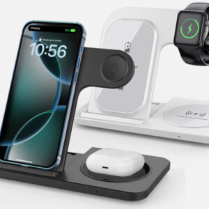 Estación de Carga 4 en 1 para Apple con LUZ