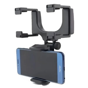 Soporte para Celular en Espejo Retrovisor con Pinza de Ajuste Universal