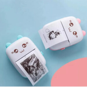 Mini Impresora niños Bluetoothtermicos ( Celeste- Rosa )