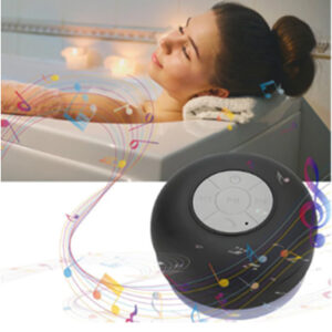 Parlante Bluetooth Ducha Negro