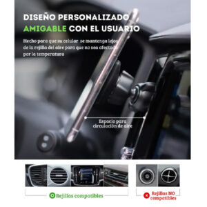 Soporte Auto Ringke Aire Acondicionado Power Clip Car Mount